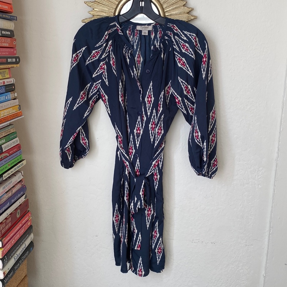 Tucker For Target Boho Peasant Button Down Dress … - image 1